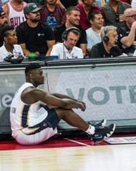  鹈鹕状元锡安左脚骨折，归期未定冲击季后赛  